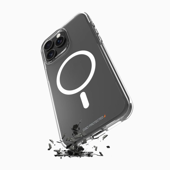 Cover Impact Clear D3O® Bio per iPhone 15 Pro Max